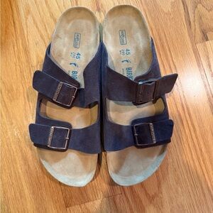 Birkenstock Arizona Soft Footbed Suede Leather